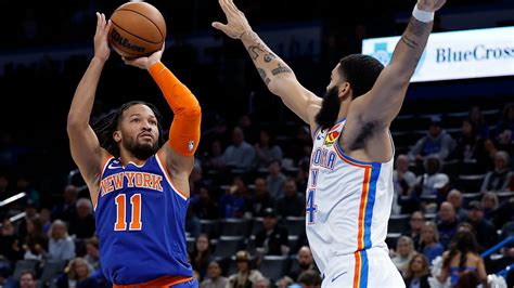 Knicks vs okc thunder match player stats - L4. Portland. 15. 39. .278. 23.5. L6. Expert recap and game analysis of the Los Angeles Lakers vs. Oklahoma City Thunder NBA game from December 23, 2023 on ESPN.